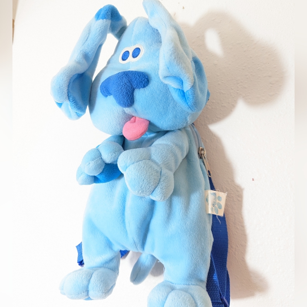 Vintage Blue's Clues Plush Stuffed Toy Backpack 1999